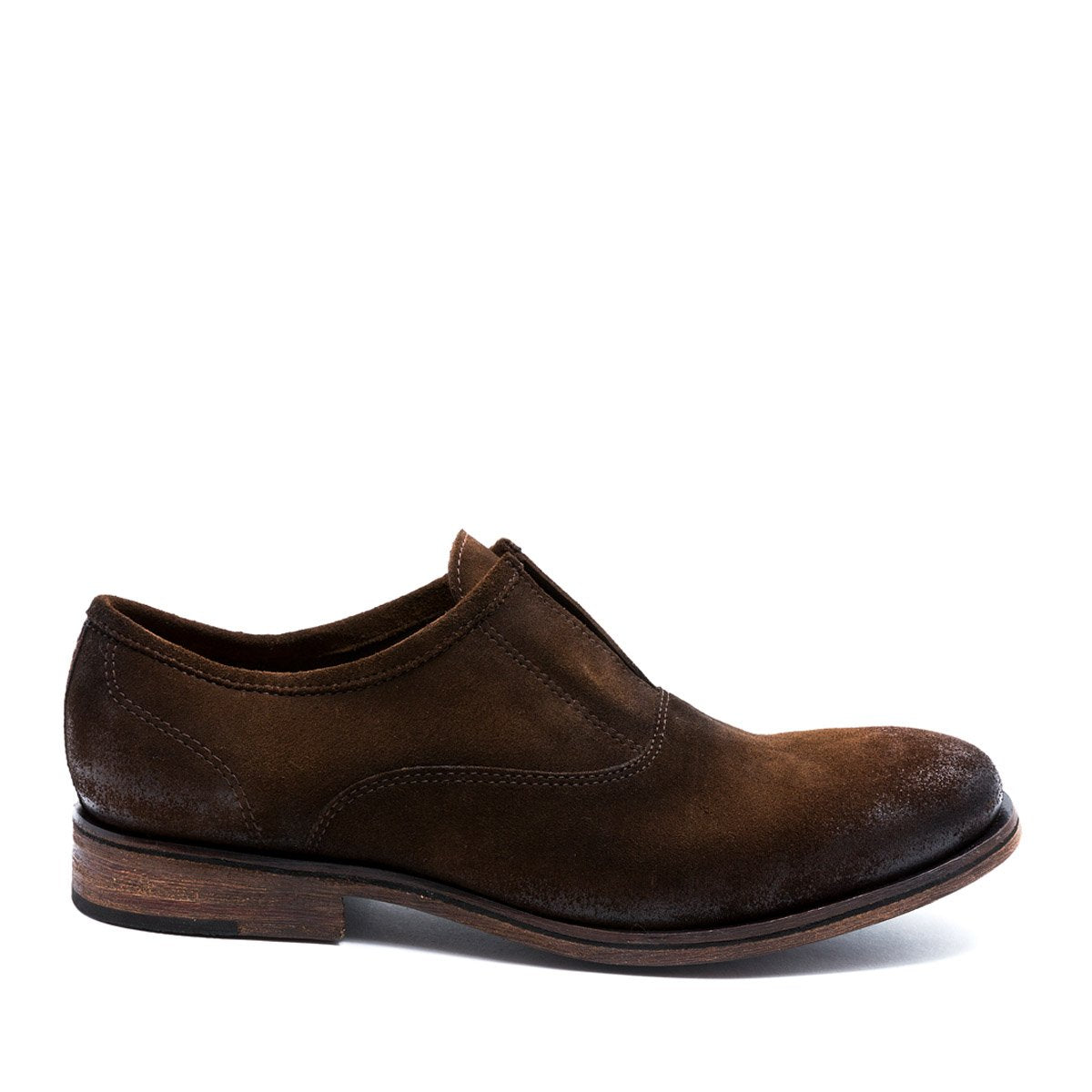 laceless leather shoes