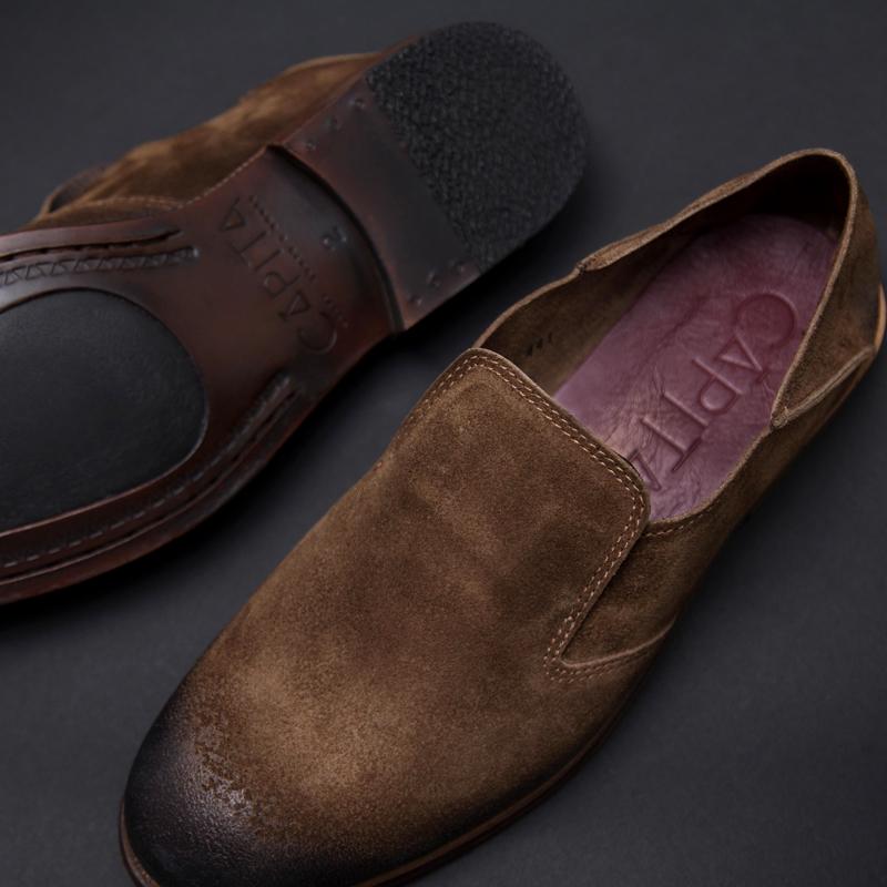 Saxon Habano - Suede Leather Shoes